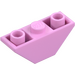 레고 밝은 분홍색 경사 1 x 3 (45°) 거꾸로 더블 (2341 / 18759)