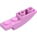 LEGO Klar rosa Skråning 1 x 4 Buet Omvendt (13547)