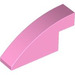 LEGO Bright Pink Slope 1 x 4 x 1.3 Curved (3573)