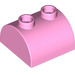 LEGO Fel roze Helling 2 x 2 Gebogen met 2 Studs Aan Top (30165)