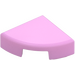 LEGO Bright Pink Tile 1 x 1 Quarter Circle (25269)