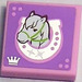 LEGO Bright Pink Tile 2 x 2 with Horse Facing Left, Horseshoe Sticker with Groove (3068)