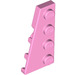 LEGO Fel roze Wig Plaat 2 x 4 Vleugel Links (41770)