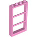 LEGO Bright Pink Window 1 x 4 x 6 Frame with Three Panes (46523 / 57894)