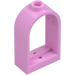 LEGO Bright Pink Window Frame 1 x 2 x 2.7 with Rounded Top (30044)