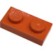 LEGO Bright Reddish Orange Plate 1 x 2 (3023)