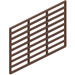 LEGO Brown Bar 9 x 13 Grille (6046)