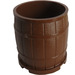 LEGO Brown Barrel 4 x 4 x 3.5 (30139)