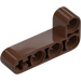 LEGO Brown Beam 2 x 4 Bent 90 Degrees, 2 and 4 holes (32140 / 42137)