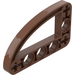 LEGO Brown Beam 3 x 5 x 0.5 Bent 90 Degrees Quarter Ellipse (32250 / 65714)