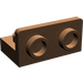 LEGO Brown Bracket 1 x 2 with 1 x 2 Up (99780)