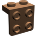 LEGO Braun Halterung 1 x 2 mit 2 x 2 (21712 / 44728)