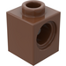 LEGO Brown Brick 1 x 1 with Hole (6541)