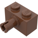 LEGO Brown Brick 1 x 2 with Pin without Bottom Stud Holder (2458)