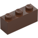 LEGO Brown Brick 1 x 3 (3622 / 45505)