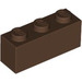 LEGO Brown Brick 1 x 3 (3622 / 45505)