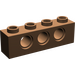 LEGO marron Brique 1 x 4 avec des trous (3701)