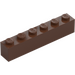 LEGO Brown Brick 1 x 6 (3009 / 30611)