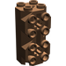 LEGO marron Brique 2 x 2 x 3.3 Octagonal avec Goujons latéraux (6042)