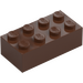 LEGO Hnědá Kostka 2 x 4 (3001 / 72841)