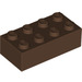 LEGO Brown Brick 2 x 4 (3001 / 72841)