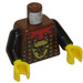 LEGO Brown Castle Bull&#039;s Head Torso (973 / 73403)