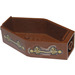 LEGO Brown Coffin with Skulls Sticker (30163)