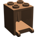 LEGO Brown Container 2 x 2 x 2 with Recessed Studs (4345 / 30060)