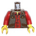 LEGO Brown Cowboy Red Shirt Torso (973 / 73403)