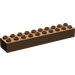 LEGO Braun Duplo Backstein 2 x 10 (2291)