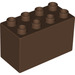 LEGO Brown Duplo Brick 2 x 4 x 2 (31111)