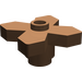 LEGO marron Fleur 2 x 2 avec Angular Feuilles (4727)