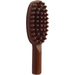 LEGO Brown Hairbrush with Short Handle (10mm) (3852)