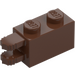 LEGO Brown Hinge Brick 1 x 2 Locking with Dual Finger on End Horizontal (30540 / 54672)