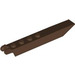 LEGO Brown Hinge Plate 1 x 8 with Angled Side Extensions (Round Plate Underneath) (14137 / 30407)