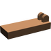 LEGO Brown Hinge Tile 1 x 2 with 2 Stubs (4531)