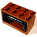 LEGO Brown Hose Reel 2 x 4 x 2 Holder with Spool