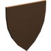 LEGO Brown Minifig Shield Triangular (3846)