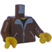 LEGO Brun Minifig Torso Bomber Jakke (973 / 73403)