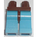 LEGO Bruin Minifigure Heupen met Medium Blauw Poten (3815 / 73200)