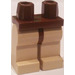 LEGO Brown Minifigure Hips with Tan Legs (73200)
