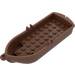 LEGO Braun Minifigure Row Boat mit Oar Holders (2551 / 21301)