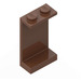 LEGO Brown Panel 1 x 2 x 3 without Side Supports, Solid Studs (2362 / 30009)