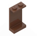 LEGO Bruin Paneel 1 x 2 x 3 zonder zijsteunen, volle noppen (2362 / 30009)