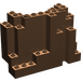 LEGO marron Panneau 4 x 10 x 6 Rock Rectangular