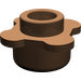 LEGO Brown Plate 1 x 1 Round with Flower Petals (28573 / 33291)