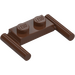 LEGO Brown Plate 1 x 2 with Handles (Low Handles) (3839)