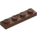 LEGO Brown Plate 1 x 4 (3710)