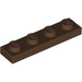 LEGO Brown Plate 1 x 4 (3710)