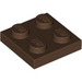 LEGO Brown Plate 2 x 2 (3022 / 94148)